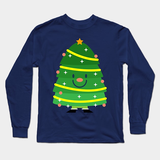 Xmas Tree Long Sleeve T-Shirt by bockert